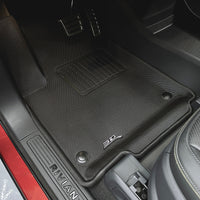 3D MaxPider Kagu All-Weather Floor & Frunk Cargo Mats - Fits Rivian R1T Vehicles
