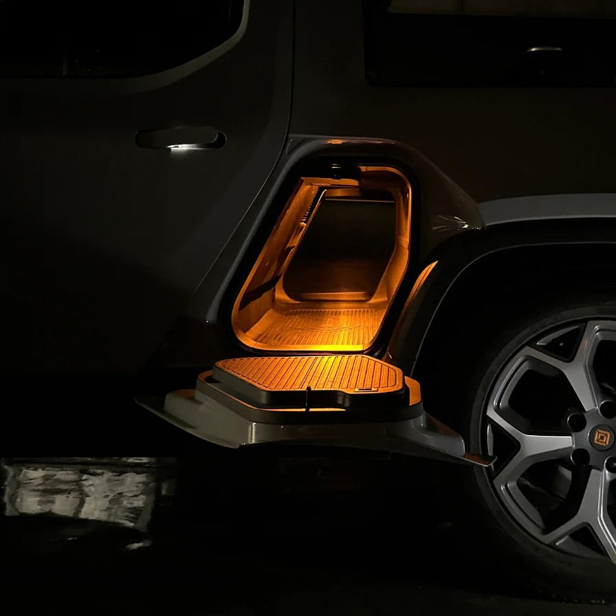 gear tunnel rivian Rivian RGB UltraBright Frunk / Gear Tunnel Light Upgrade