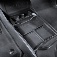 Under Dashboard Lower Center Console Tray with Cupholder - Fits Rivian R1S / R1T Vehicles