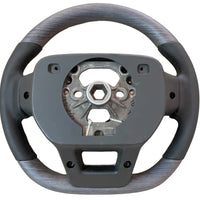 Wood Heated Steering Wheel (Dark Ash Wood or Warm Ash Wood) - $1300 - Fits Rivian R1S / R1T Vehicles Plus Core Charge