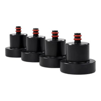 Jack Pucks (Black - Set of 4) - Fits Rivian R1T/S