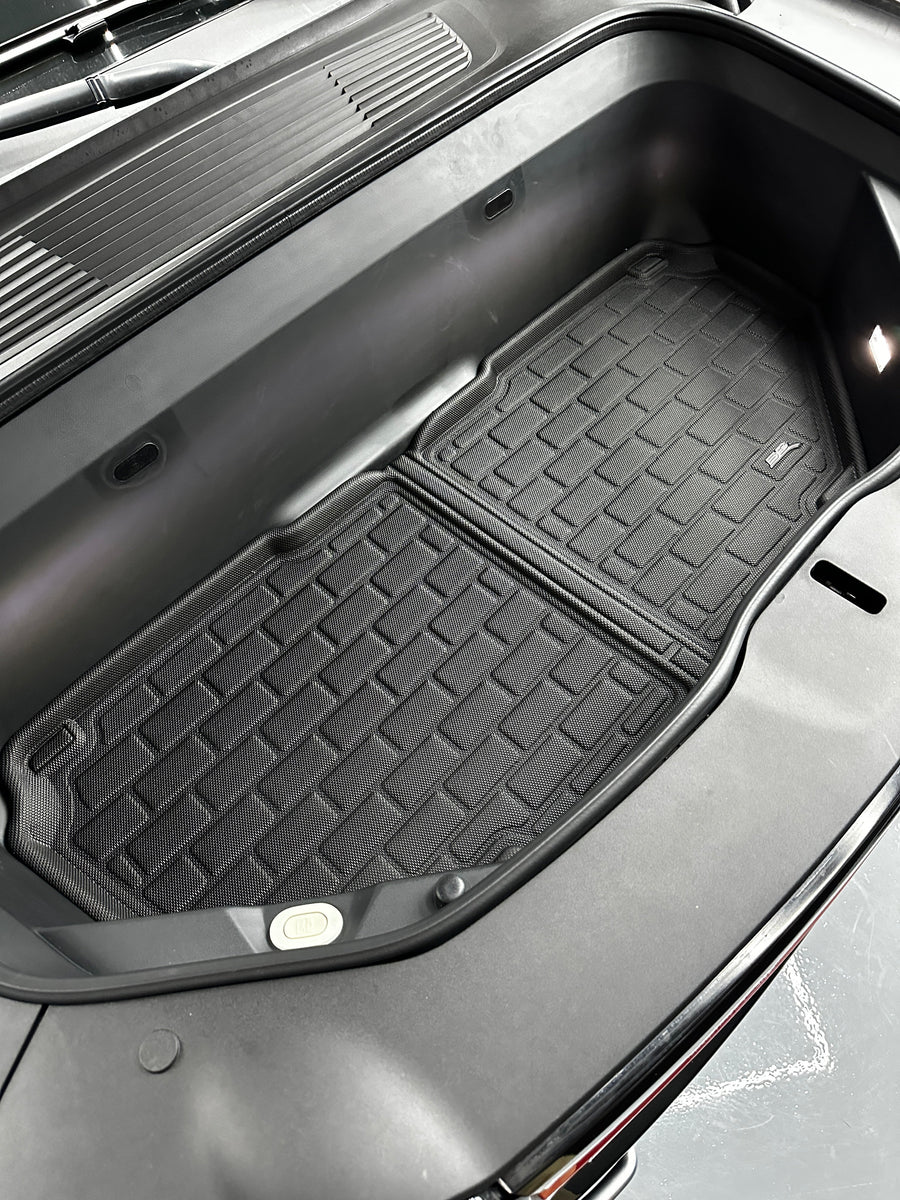 3D MaxPider Kagu All-Weather Floor & Frunk Cargo Mats - Fits Rivian  R1T Vehicles