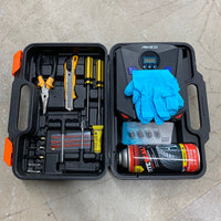 Flat Tire Repair Kit - Comes with Tool Kit & Compressor