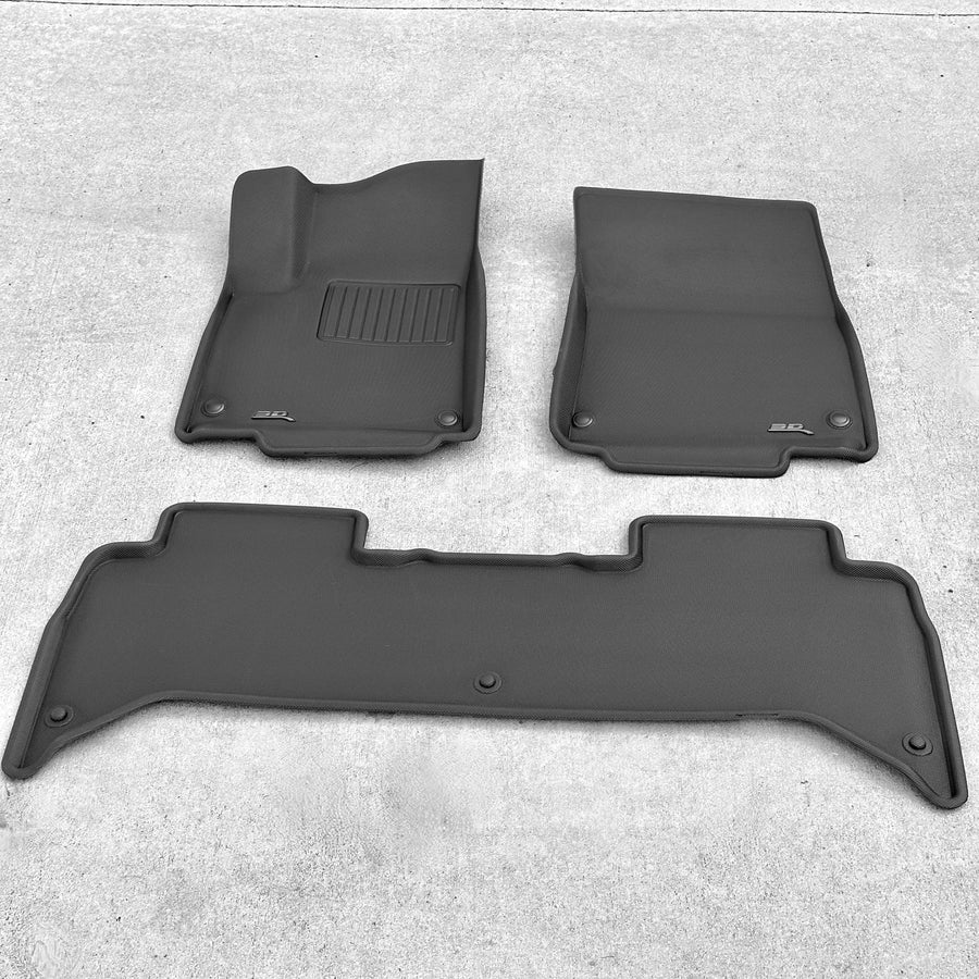 3D MaxPider Kagu All-Weather Floor & Frunk Cargo Mats - Fits Rivian  R1T Vehicles