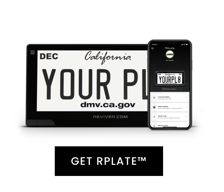 RPlate by Reviver - Basic Digital License Plate (Contact us to Order)